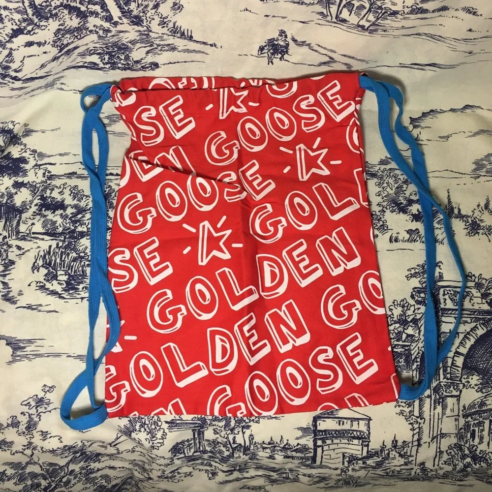 Golden Goose Drawstring Dustbag Mini Kids dust back bag 11” x 9”